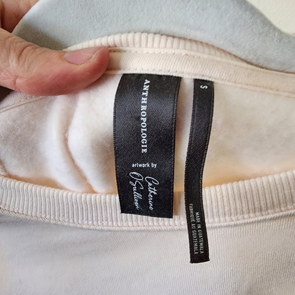 Anthropologie The Zodiac Gemini Sweatshirt Top Catherine O'Sullivan S NWT - Picture 5 of 8